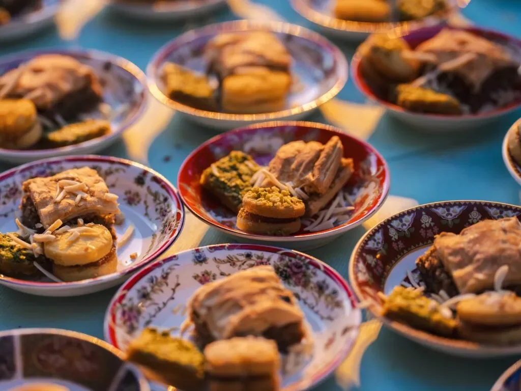 Assortiment de pâtisseries persanes